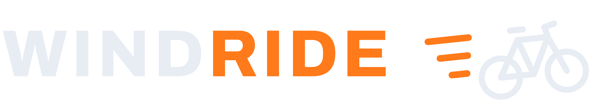 Logo with the bike, for dark backgrounds